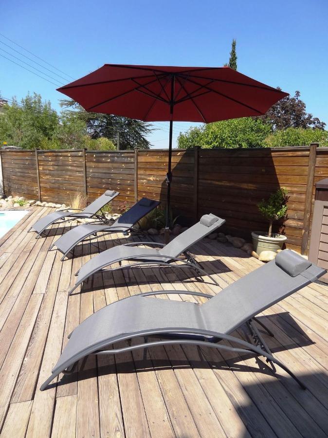 אקס-אן-פרובאנס Villa Pont De L'Arc A Aix Avec Piscine Au Calme 92 M2 מראה חיצוני תמונה